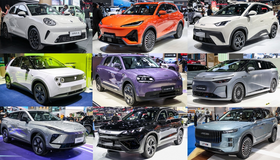 Điểm doanh loạt xe điện hóa của Trung Quốc có mặt tại triển lãm ô tô Bangkok